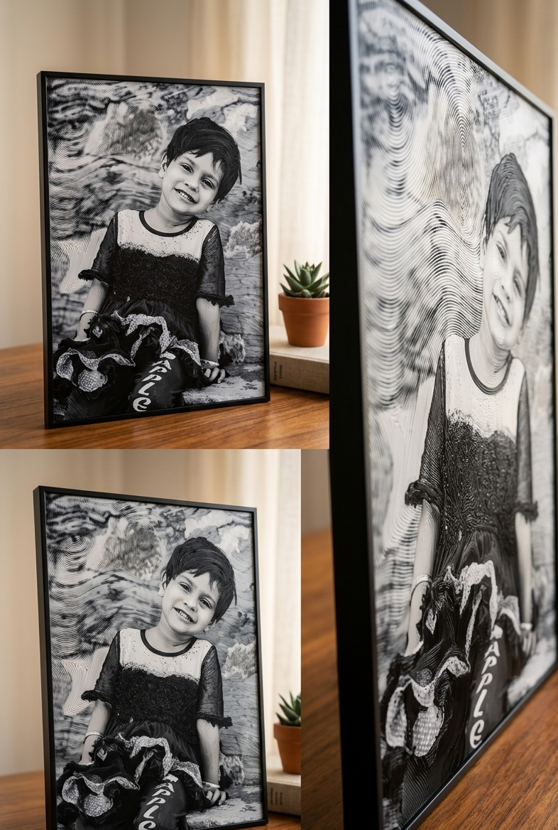 Custom 3D Portrait Frame