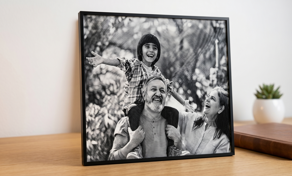 Custom 3D Portrait Frame | Personalised Photo Gift India | Portraid